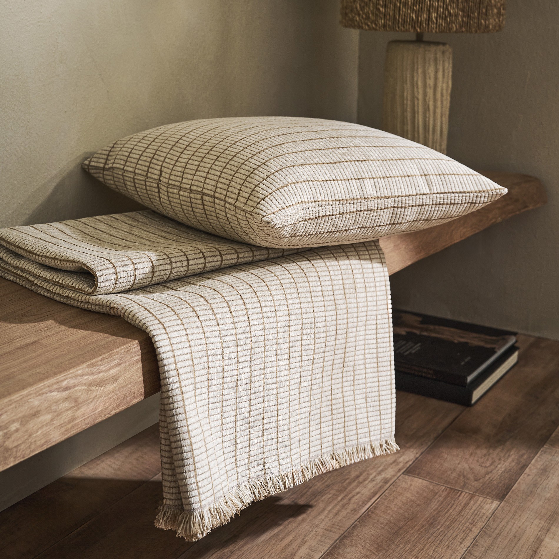 Gofis Home Ριχτάρι Τετραθέσιου Gofis Home Thyra Grain Beige 273/04 180x350