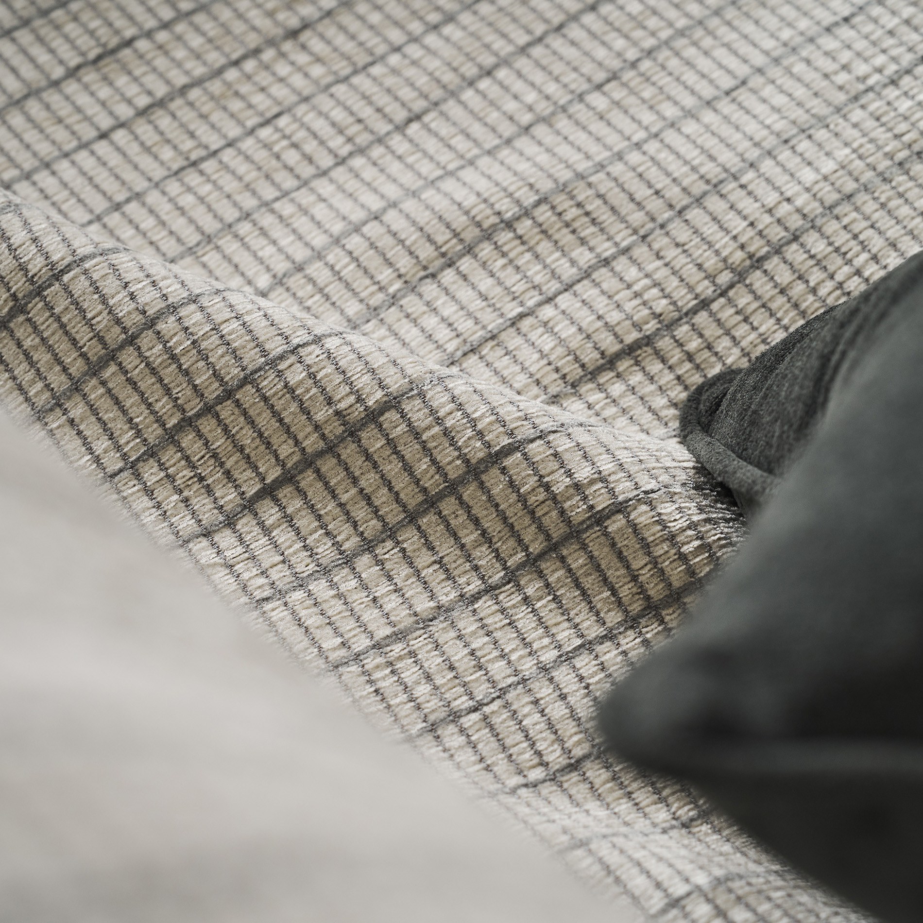 Gofis Home Ριχτάρι Πολυθρόνας Gofis Home Thyra Beige/Grey 273/05 180x180