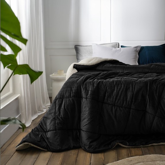 Κουβερτοπάπλωμα Υπέρδιπλο με Γούνα Gofis Home Teddy...
