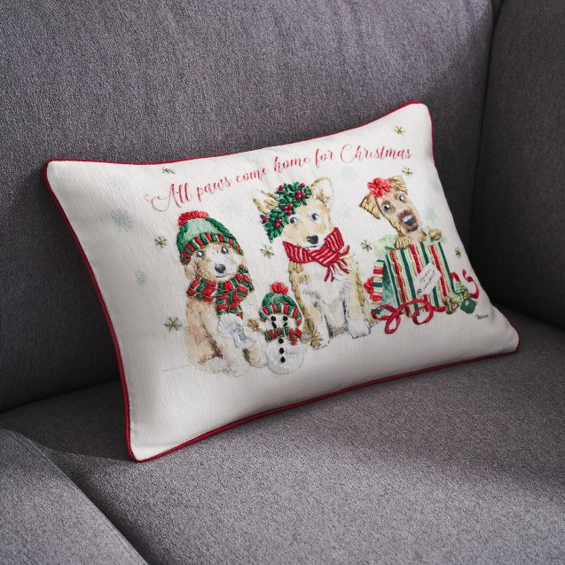 Μαξιλαροθήκη Διακόσμησης Gofis Home Xmas 256 30x45