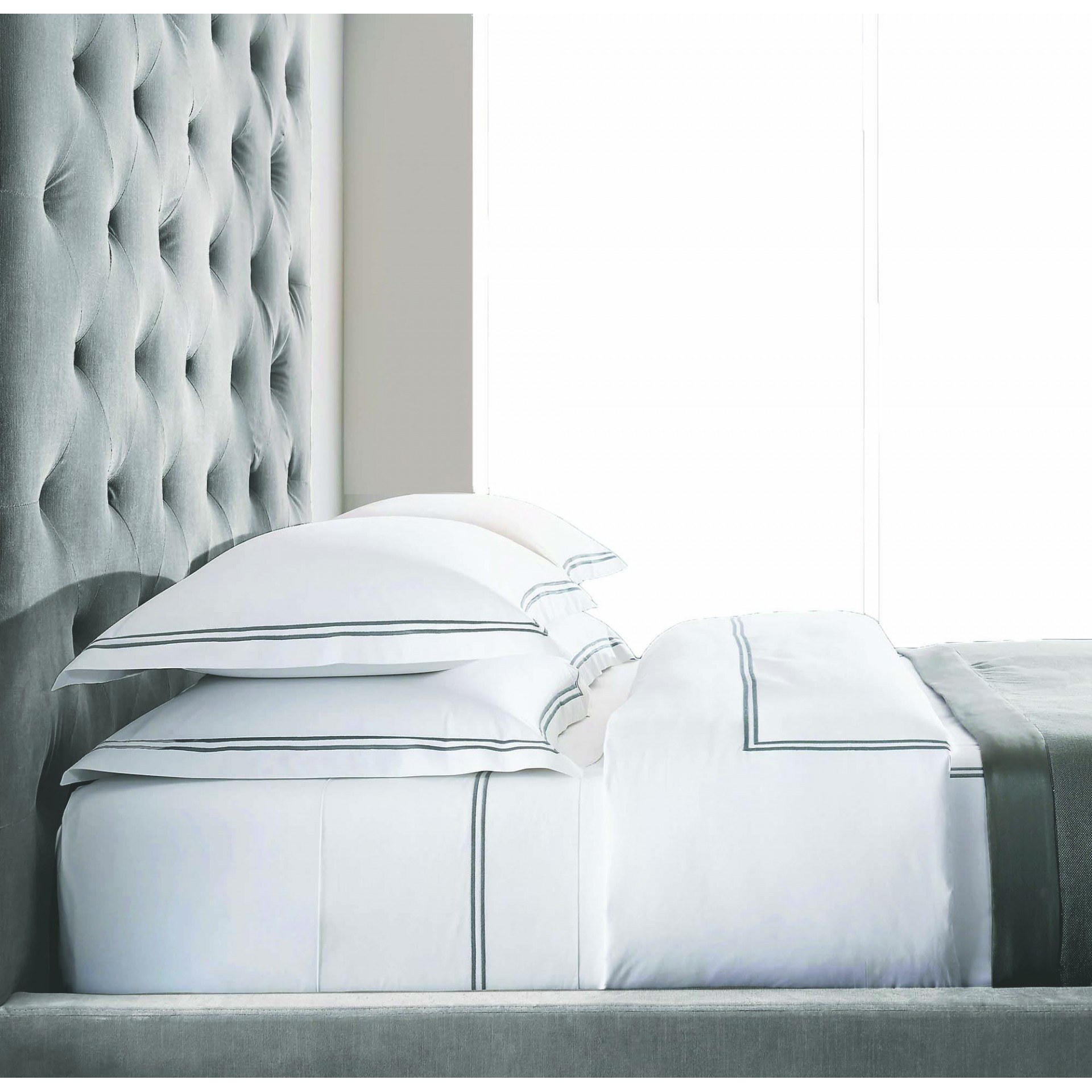 Σετ Σεντόνια King Size 4 Τεμαχίων Makis Tselios Bar10 White 260x270