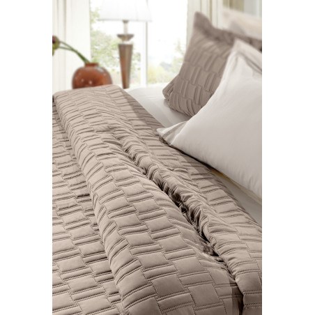 Σετ Κουβερλί King Size 3 Τεμαχίων Guy Laroche Brick Taupe 240x250