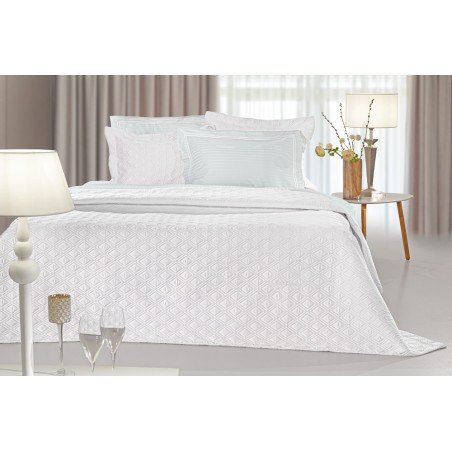 Σετ Κουβερλί King Size 3 Τεμαχίων Guy Laroche Honour White 240x250