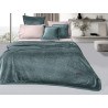 Σετ Κουβέρτα Βελουτέ Υπέρδιπλη και Μαξιλαροθήκη Διακόσμησης Guy Laroche Bolzano Emerald 220x240
