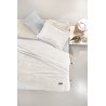 Σετ Κουβέρτα Βελουτέ Ημίδιπλη και Μαξιλαροθήκη Διακόσμησης Guy Laroche Bolzano Ivory 180x220