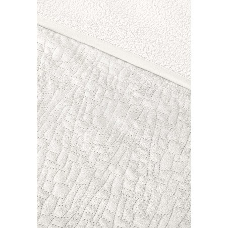 Σετ Κουβέρτα Βελουτέ Υπέρδιπλη και Μαξιλαροθήκη Διακόσμησης Guy Laroche Bolzano Ivory 220x240