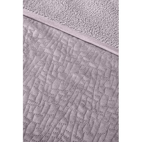 Σετ Κουβέρτα Βελουτέ Μονή και Μαξιλαροθήκη Διακόσμησης Guy Laroche Bolzano Melanze 160x220