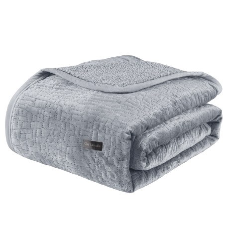 Σετ Κουβέρτα Βελουτέ Ημίδιπλη και Μαξιλαροθήκη Διακόσμησης Guy Laroche Bolzano Silver 180x220