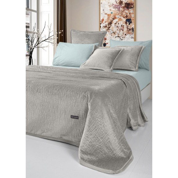 Σετ Κουβέρτα Βελουτέ Μονή και Μαξιλαροθήκη Διακόσμησης...