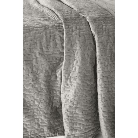 Σετ Κουβέρτα Βελουτέ Μονή και Μαξιλαροθήκη Διακόσμησης Guy Laroche Bolzano Vison 160x220