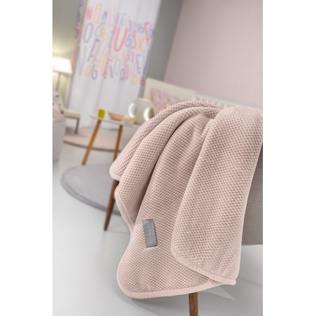 Κουβέρτα Βελουτέ Κούνιας Guy Laroche Cheval Pudra 110x140