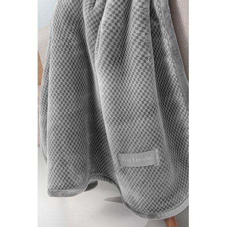 Κουβέρτα Βελουτέ Κούνιας Guy Laroche Cheval Silver 110x140