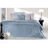 Σετ Κουβέρτα Fleece Υπέρδιπλη και Μαξιλαροθήκη Διακόσμησης Guy Laroche Smoothie Blue 220x240
