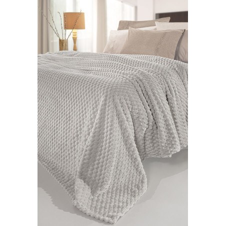 Σετ Κουβέρτα Fleece Υπέρδιπλη και Μαξιλαροθήκη Διακόσμησης Guy Laroche Smoothie Elephant 220x240