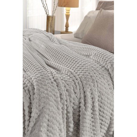 Σετ Κουβέρτα Fleece Υπέρδιπλη και Μαξιλαροθήκη Διακόσμησης Guy Laroche Smoothie Elephant 220x240