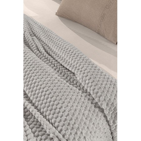 Σετ Κουβέρτα Fleece Υπέρδιπλη και Μαξιλαροθήκη Διακόσμησης Guy Laroche Smoothie Elephant 220x240