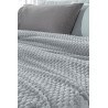 Σετ Κουβέρτα Fleece Υπέρδιπλη και Μαξιλαροθήκη Διακόσμησης Guy Laroche Smoothie Silver 220x240