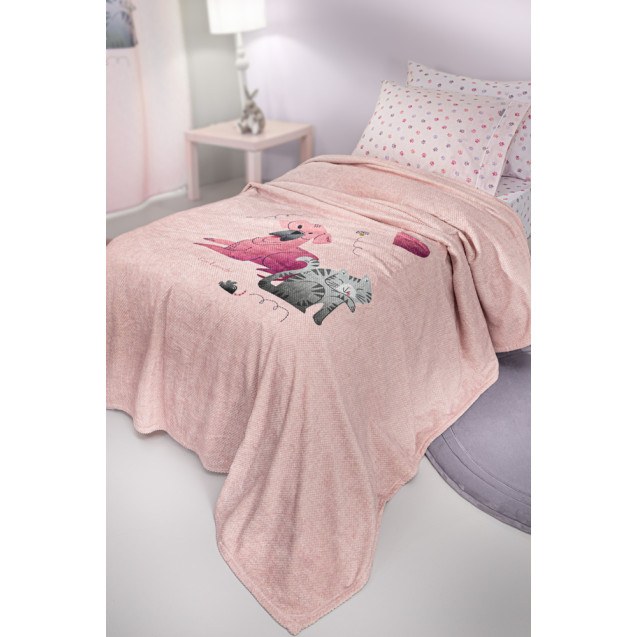 Παιδική Κουβέρτα Fleece Μονή Guy Laroche Ultra...