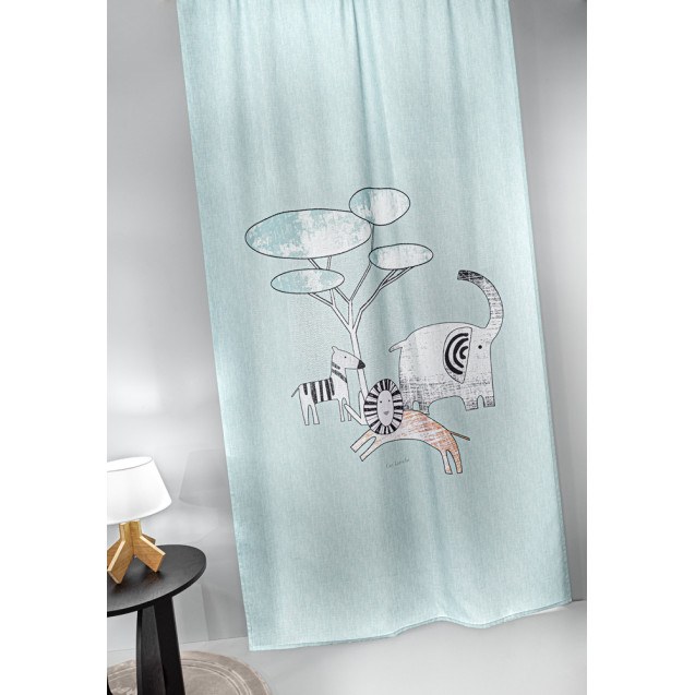 Κουρτίνα Guy Laroche Zootopia Aqua Grey 145x270
