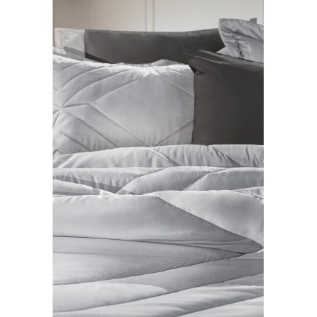 Σετ Πάπλωμα King Size 3 Τεμαχίων Guy Laroche Columbia Silver 250x240