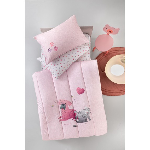 Παιδικό Πάπλωμα Μονό Guy Laroche Paw Pinky 160x220