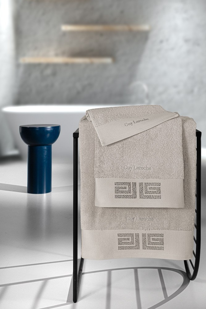 Guy Laroche - ΣΗΜΑΝΤΙΚΟ: Σε περίπτωση διαφοράς τιμής από το κατάστημα ισχύει παντα και μόνο η τιμή του καταστήματος Σετ Πετσέτες 3 Τεμαχίων Guy Laroche Marlen Natural