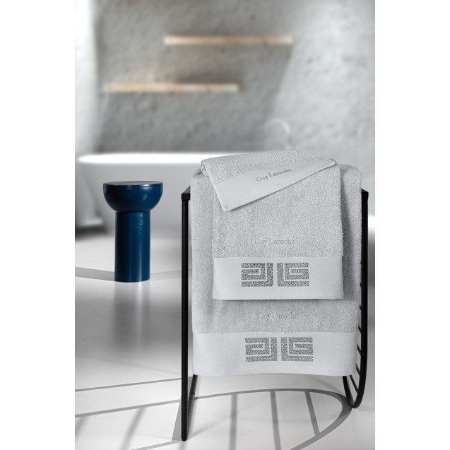 Σετ Πετσέτες 3 Τεμαχίων Guy Laroche Marlen Silver