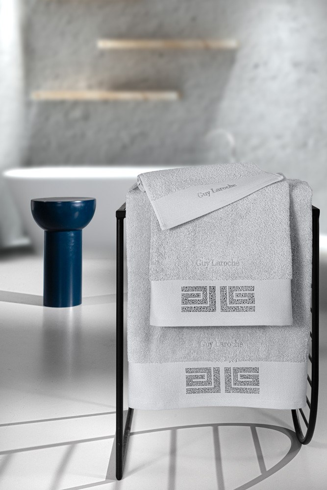 Σετ Πετσέτες 3 Τεμαχίων Guy Laroche Marlen Silver