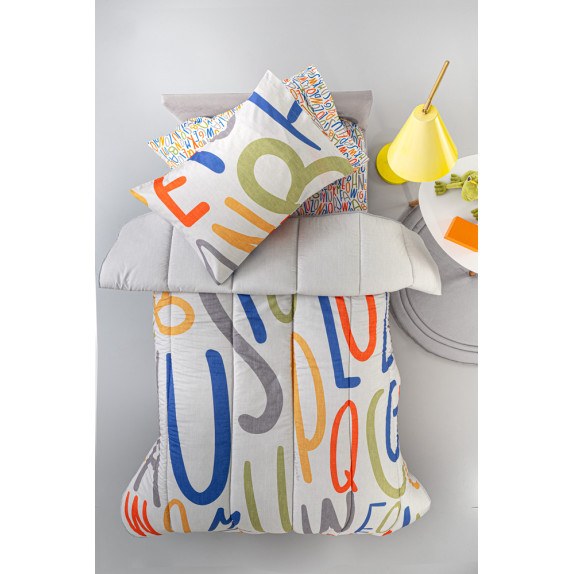 Παιδική Παπλωματοθήκη Μονή Guy Laroche Letters Multi 165x225