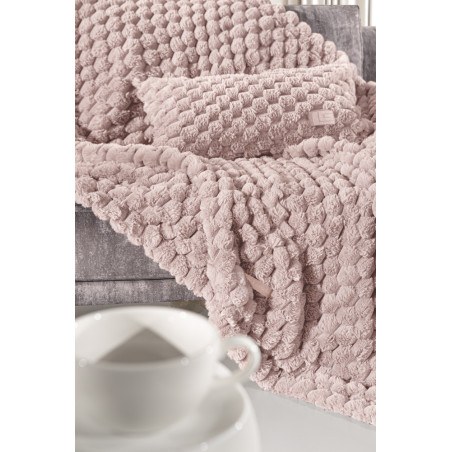 Σετ Κουβέρτα Καναπέ και Μαξιλάροθήκη Διακόσμησης Guy Laroche Elixir Old Pink 120x160