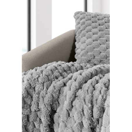 Σετ Κουβέρτα Καναπέ και Μαξιλάροθήκη Διακόσμησης Guy Laroche Elixir Silver 120x160