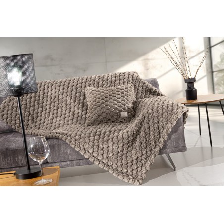 Σετ Κουβέρτα Καναπέ και Μαξιλάροθήκη Διακόσμησης Guy Laroche Elixir Taupe 120x160