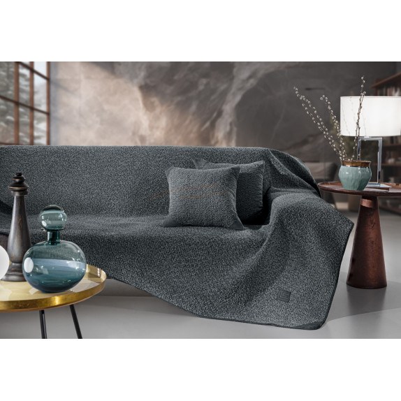 Ριχτάρι Πολυθρόνας Guy Laroche Lama Anthracite 170x150