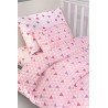 Σετ Σεντόνια Κούνιας 3 Τεμαχίων Guy Laroche Two2Twenty Fuchsia  115x170