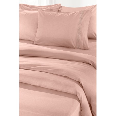 Σεντόνι Ημίδιπλο με Λάστιχο Guy Laroche Color Plus Coral 120x200+32