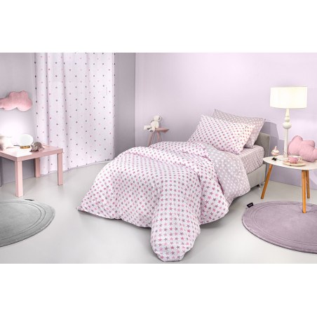 Σετ Παιδικά Σεντόνια Μονά 3 Τεμαχίων Guy Laroche Cosmos Pudra 165x250