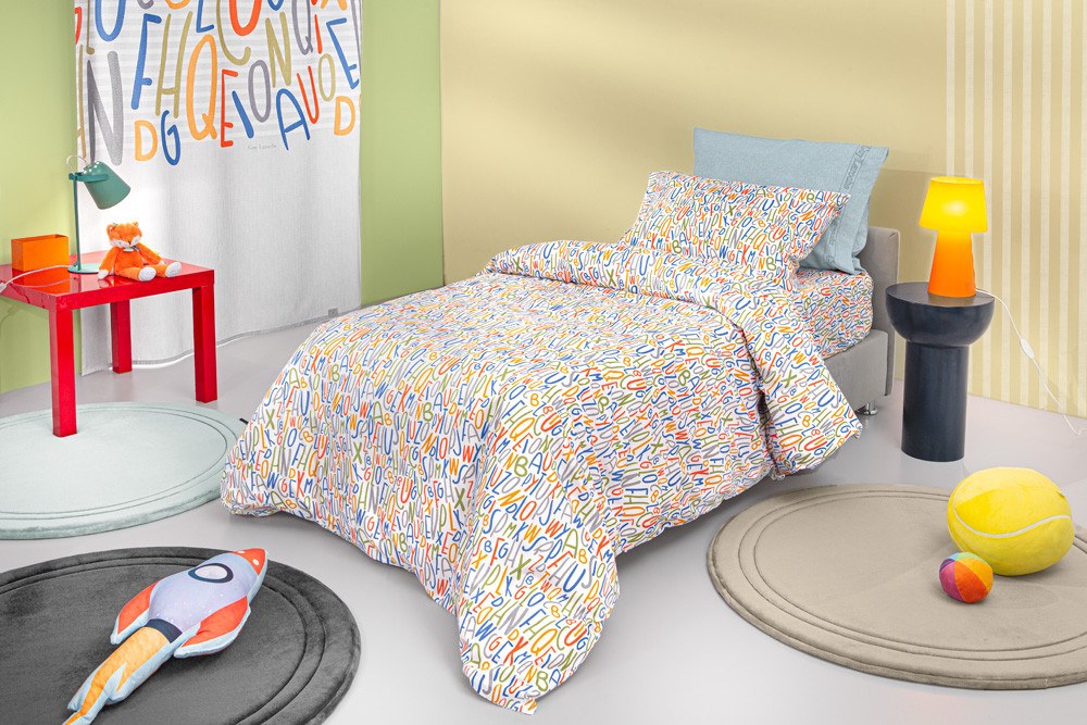 Σετ Παιδικά Σεντόνια Μονά 3 Τεμαχίων Guy Laroche Letter