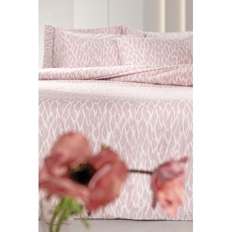 Σετ Σεντόνια Φανελένια Μονά 3 Τεμαχίων Guy Laroche Magma Dusty Pink 170x265