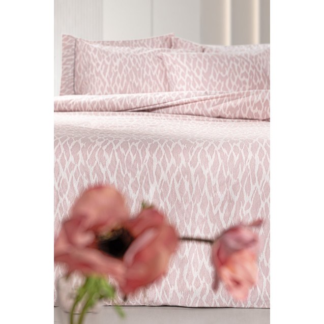 Σετ Σεντόνια Φανελένια King Size 4 Τεμαχίων Guy...