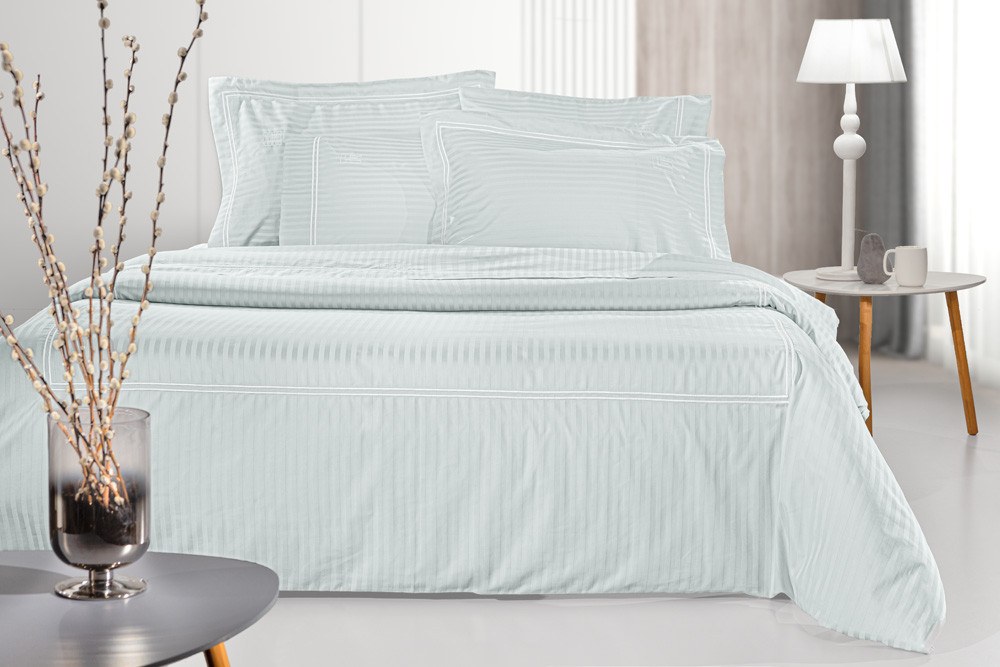 Σετ Σεντόνια King Size 4 Τεμαχίων Guy Laroche Nice Moonlight White 270x280