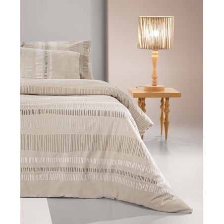 Σετ Σεντόνια Φανελένια King Size 4 Τεμαχίων Guy Laroche Nuvola Taupe 270x265