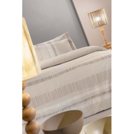 Σετ Σεντόνια Φανελένια King Size 4 Τεμαχίων Guy Laroche Nuvola Taupe 270x265