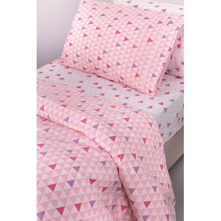 Σετ Παιδικά Σεντόνια Μονά 3 Τεμαχίων Guy Laroche Two2Twenty Fuchsia 165x250