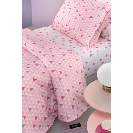 Σετ Παιδικά Σεντόνια Μονά 3 Τεμαχίων Guy Laroche Two2Twenty Fuchsia 165x250