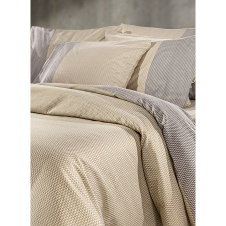 Σετ Σεντόνια Φανελένια King Size 4 Τεμαχίων Guy Laroche Verona Taupe 270x265