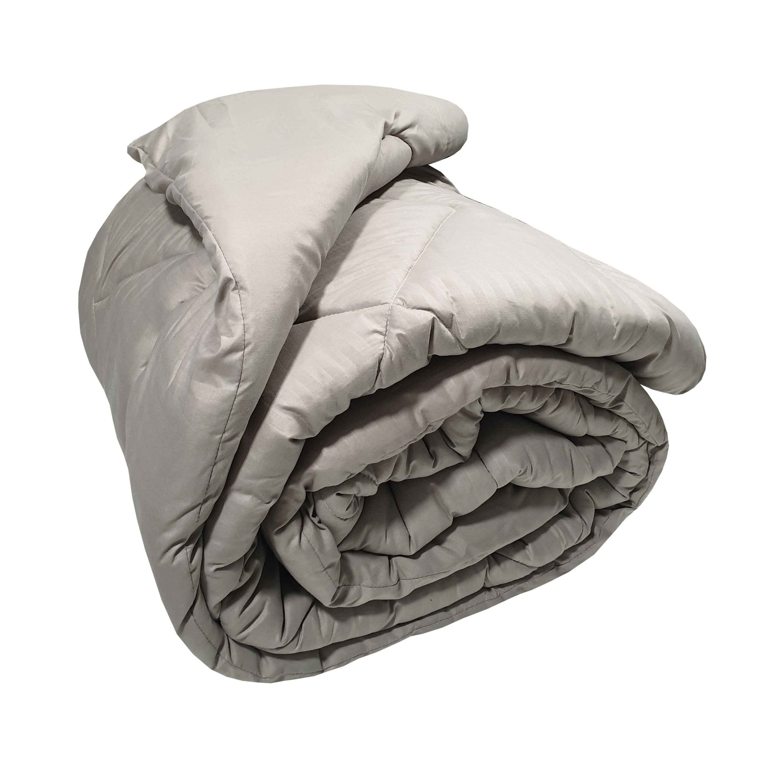 Πάπλωμα Μικροϊνών Stripe ΚΟΜΒΟΣ Beige Satin Stripe - Be