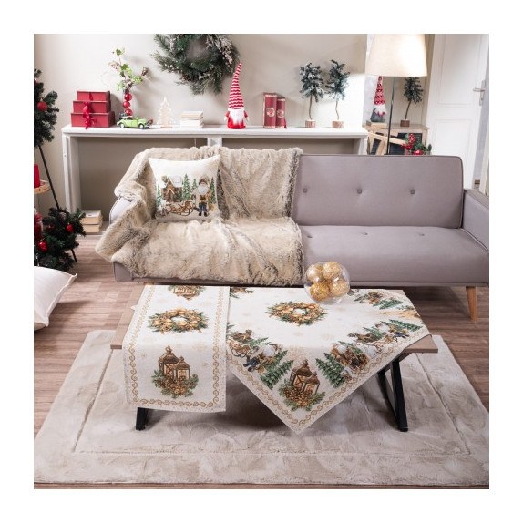 Χριστουγεννιάτικο Καρέ & Τραβέρσα Teoran  Doren (Σετ...