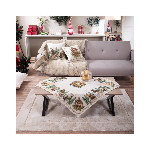 Χριστουγεννιάτικο Καρέ & Τραβέρσα Teoran  Doren...