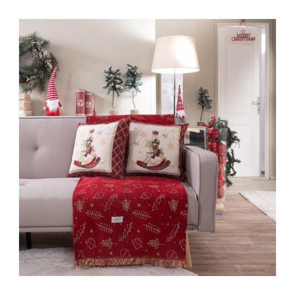 Χριστουγεννιάτικη Μαξιλαροθήκη Teoran Traun - 45x45cm