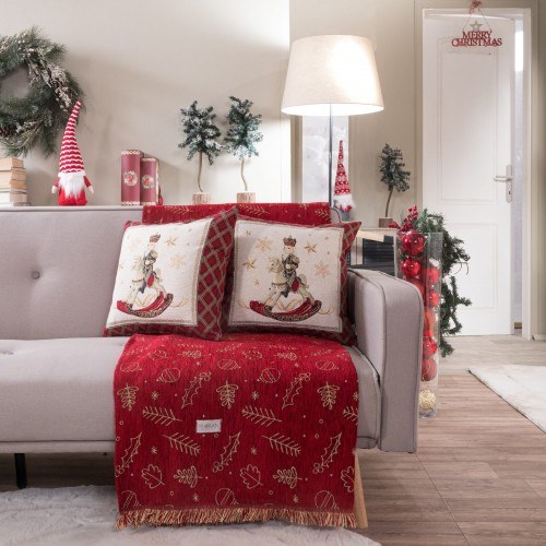 Χριστουγεννιάτικη Μαξιλαροθήκη Teoran Traun - 45x45cm